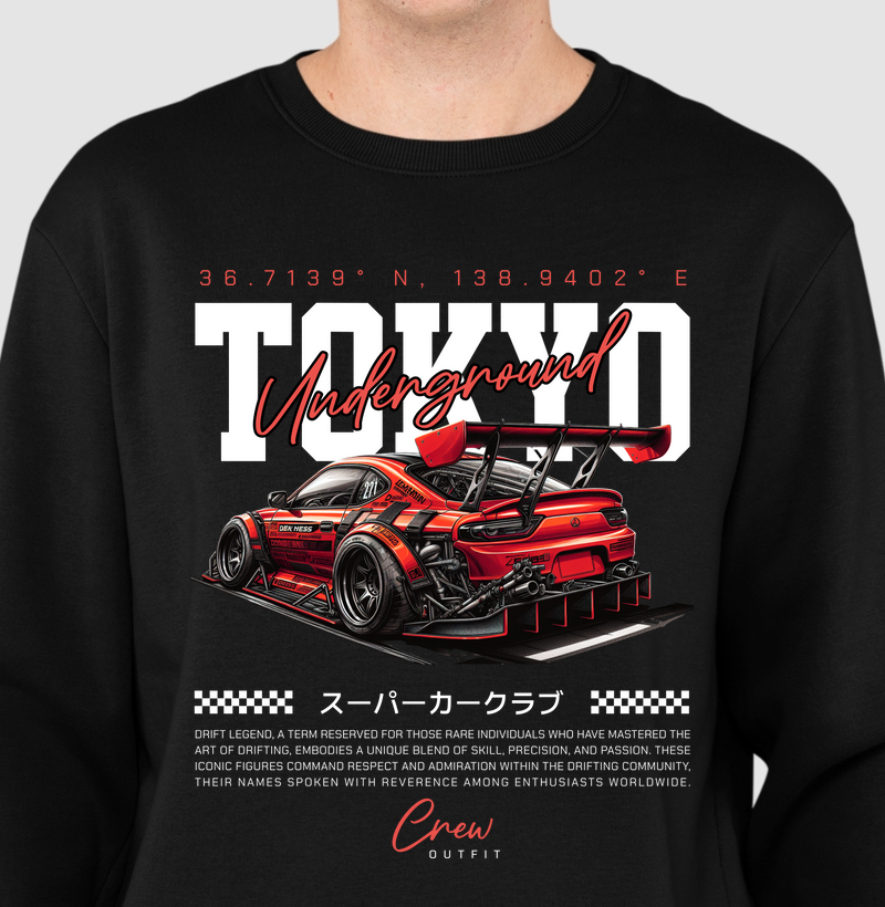Suéter Moletom - Tokyo Underground Drift