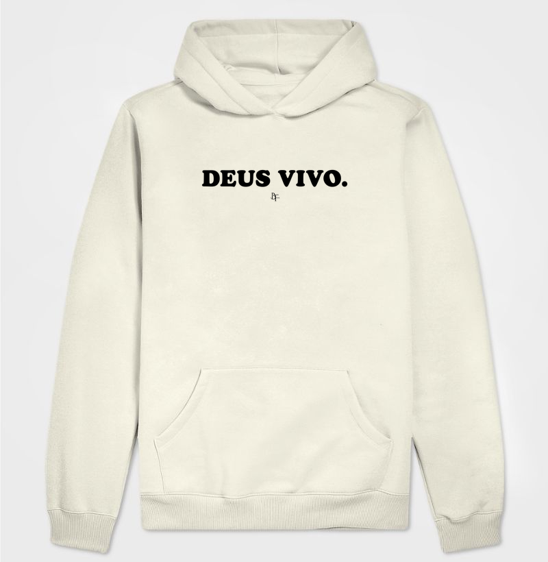Deus vivo - Hoodie Moletom