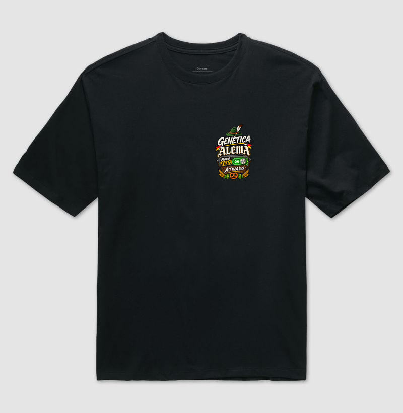 Genética Alemã Modo Festa Mini - Camiseta Oversized