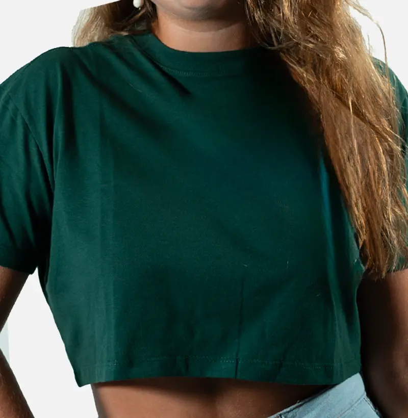 Cropped básica VERDE