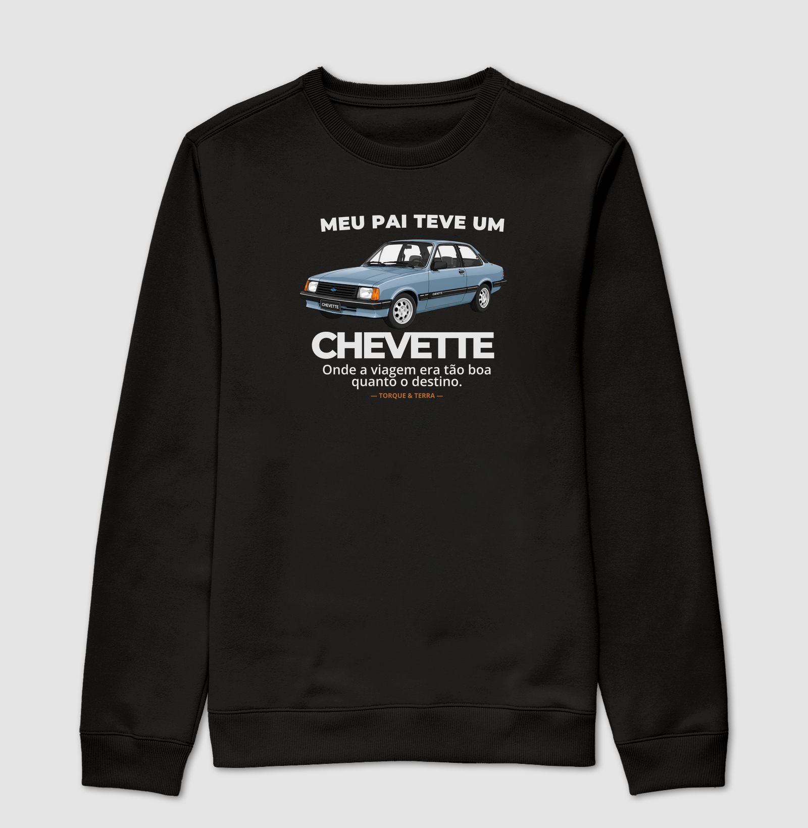Meu pai teve uma - Chevette azul claro metálico