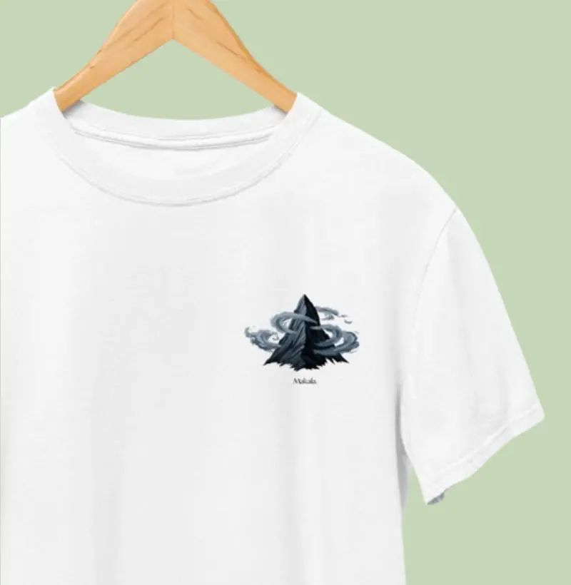 Camiseta Algodão Peruano Pico Solitário - Coleção Elementos