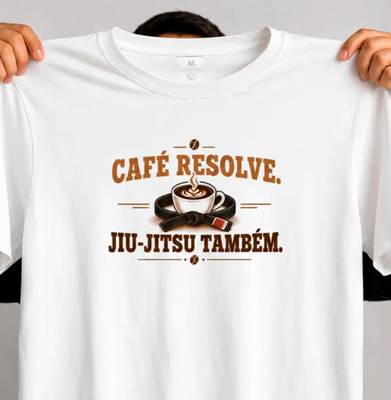 Café Resolve. Jiu-Jitsu também.