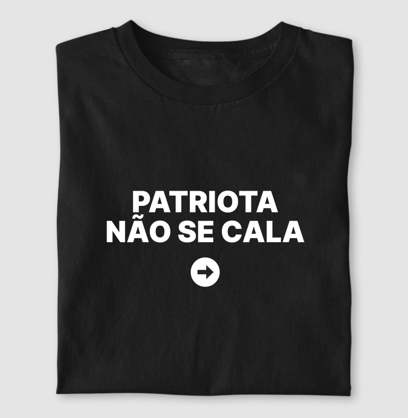 Camiseta Patriota não se cala