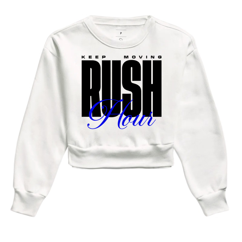 Cropped Moletom - RUSH HOUR