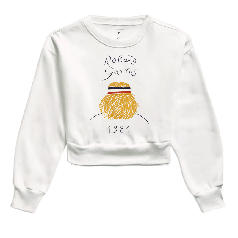 Roland Garros 1981 - Cropped Moletom