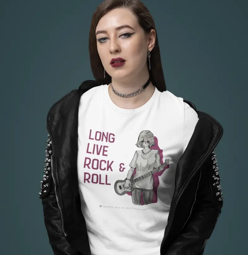 Camiseta Adulto Long Live by Ana Clara Albuquerque