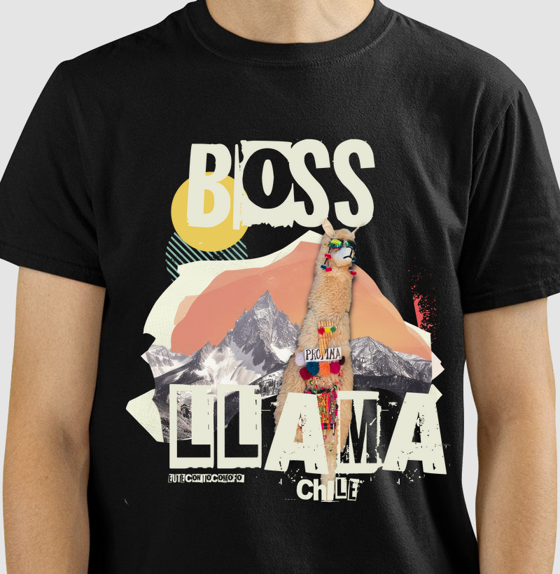 Camiseta Llama Boss