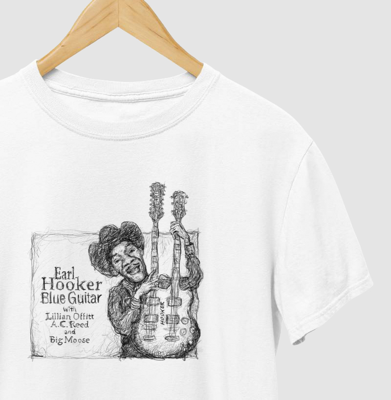 Earl Hooker - Arte - Camiseta