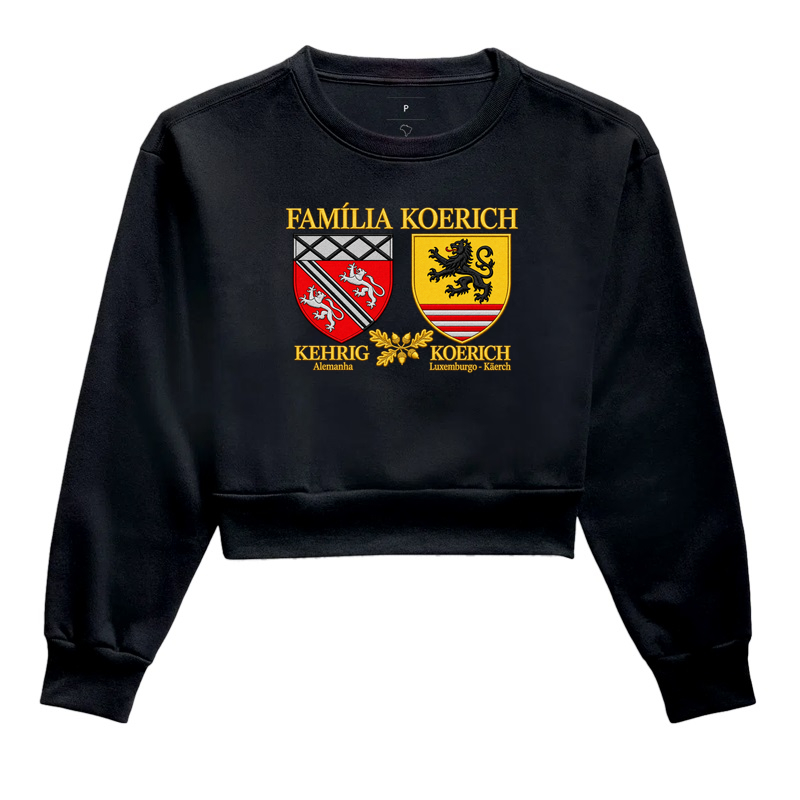 Família Koerich - Cropped Moletom
