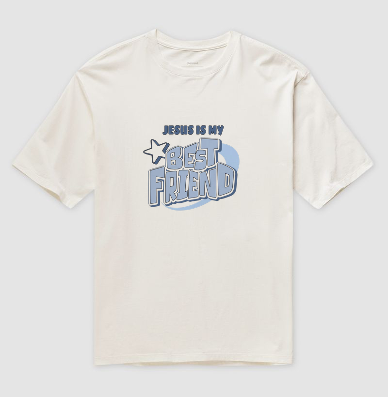 Jesus is my best friend - Camiseta Oversized
