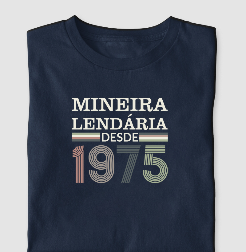 Camiseta Mineira Lendária desde 1975 | Para personalizar 👉ANTES DA COMPRA👈 chame no WhatsApp