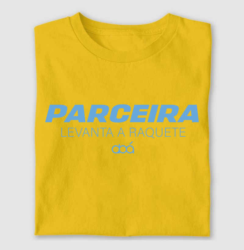 Parceira Levanta a Raquete - Ciano