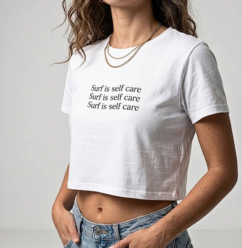 Cropped - Surf is Self Care | Surf For Fun Wear