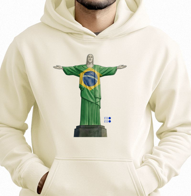 Cristo Brasileiro Hoodie Moletom