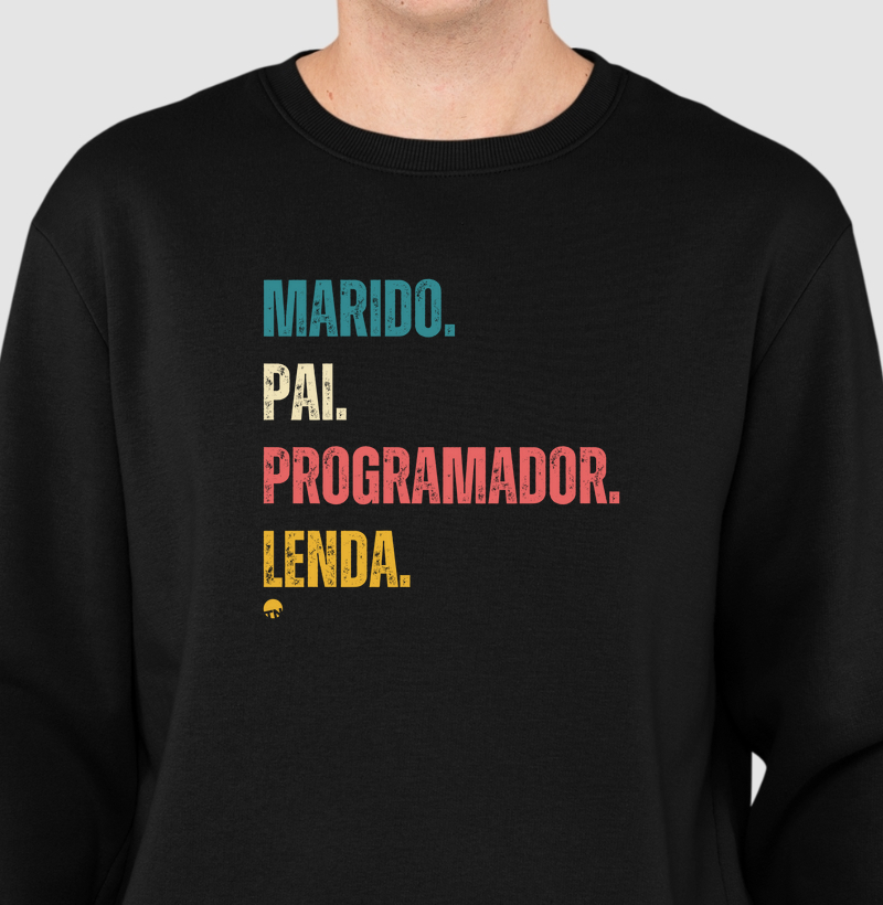 Suéter Marido, Pai, Programador e Lenda