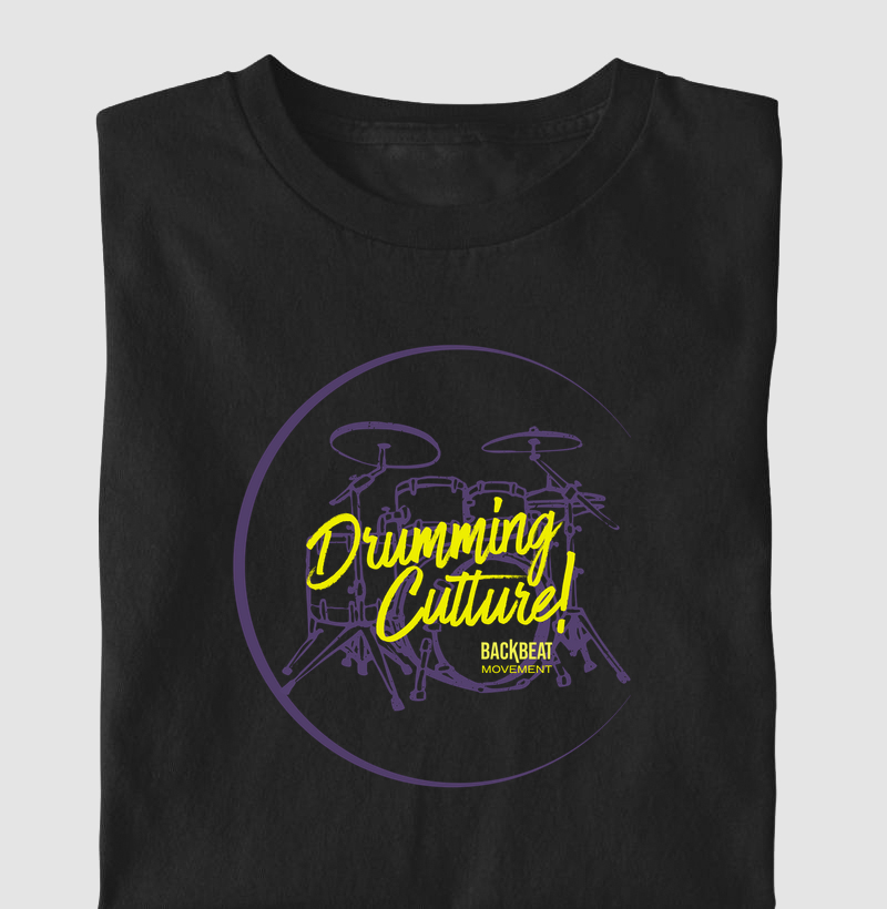 Camiseta Backbeat Classic Open D.C Circulo- Baterista