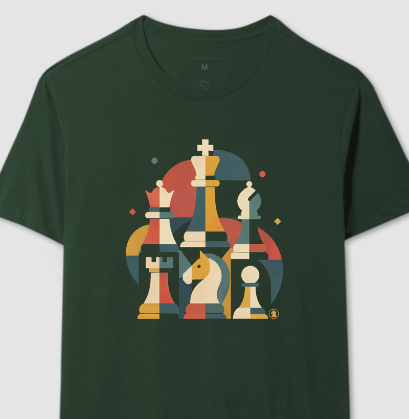 peças em cores