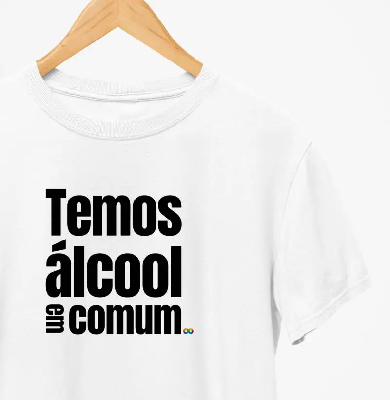 Temos álcool em comum