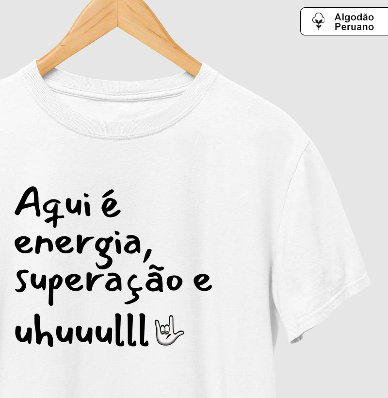 Aqui é energia e superação