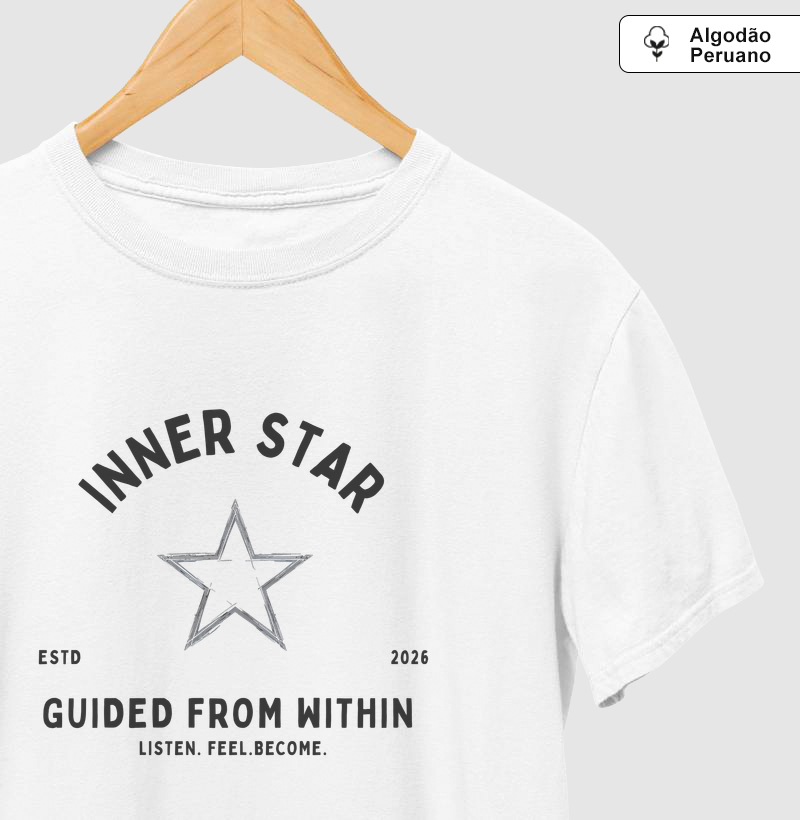 Camiseta Algodão Peruano Inner Star