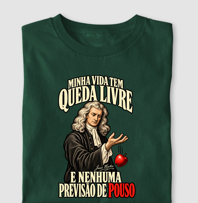 Vida tem Queda Livre - Isaac Newton