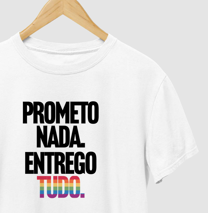 Prometo nada, entrego tudo
