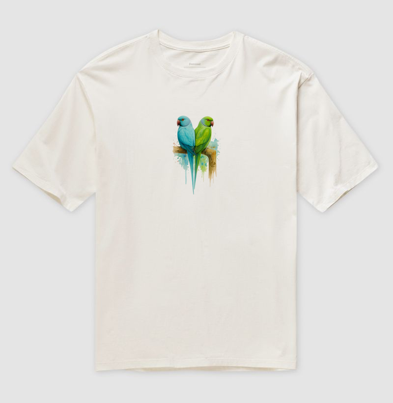 Camiseta Oversized Aquarela Ringneks