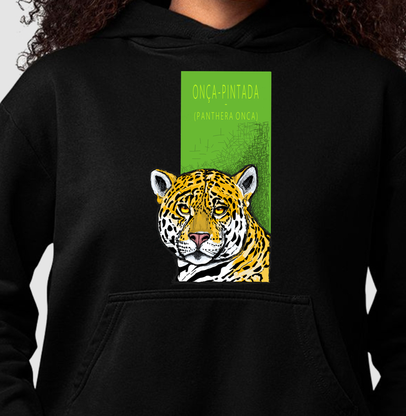 Hoodie Moletom Onça-Pintada - Hoodie Moletom