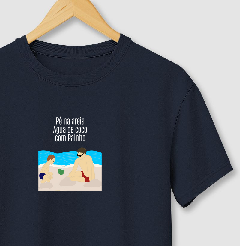 Pé na areia