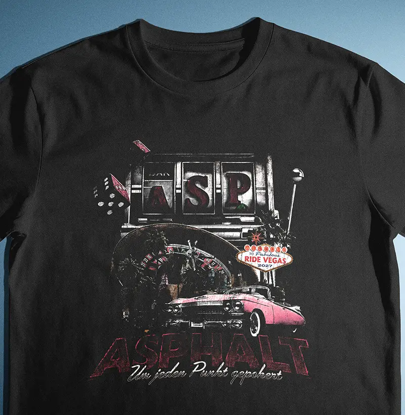 Ride Vegas - Camiseta Oversized