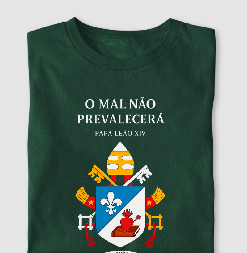 O Mal Não Vencerá Papa Leão Brasão Colorido