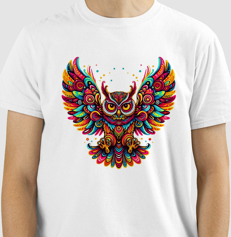 "Coruja Psicodélica – Visão Além do Comum"