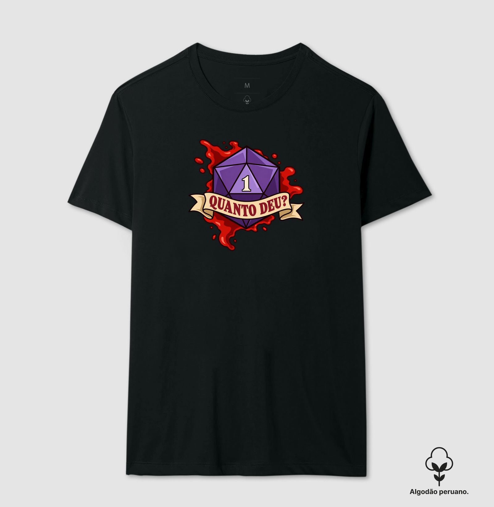 QUANTO DEU? - Camiseta Algodão Peruano