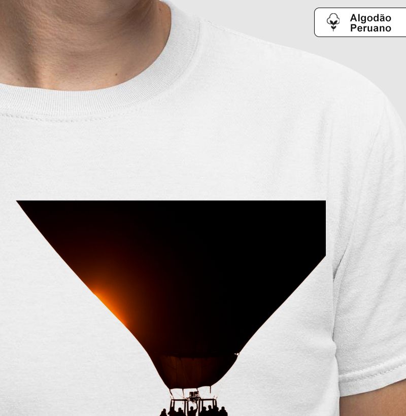 Camiseta Minimalista Balonismo Owl Basic