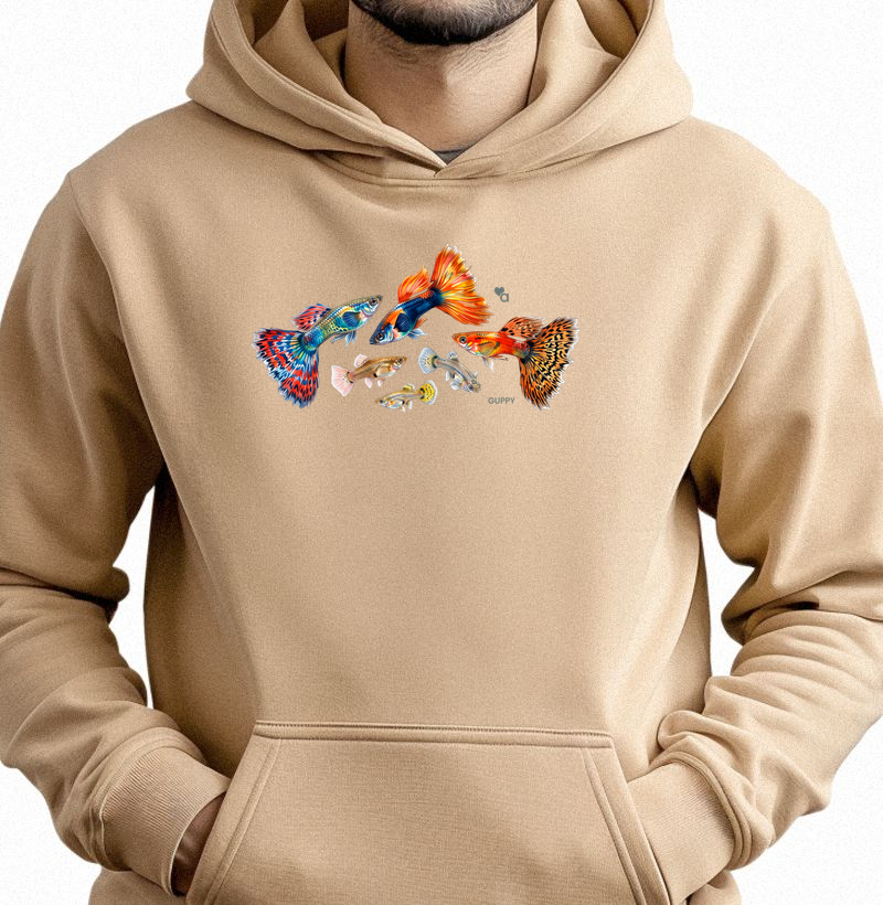 Peixes - Guppy - Moletom Hoodie