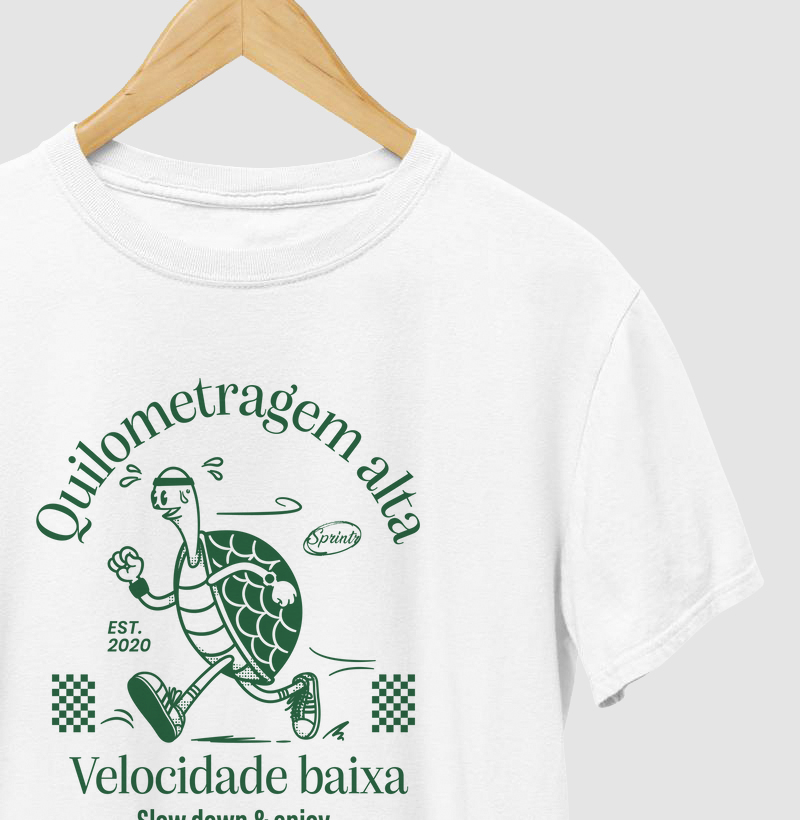 Quilometragem alta, velocidade baixa