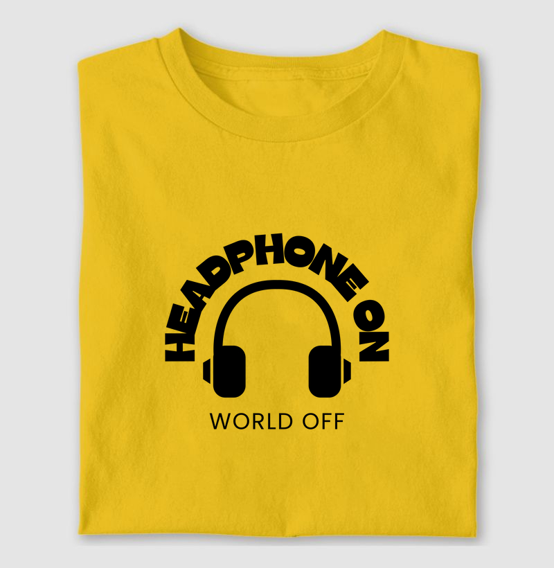 Headphone On World Off