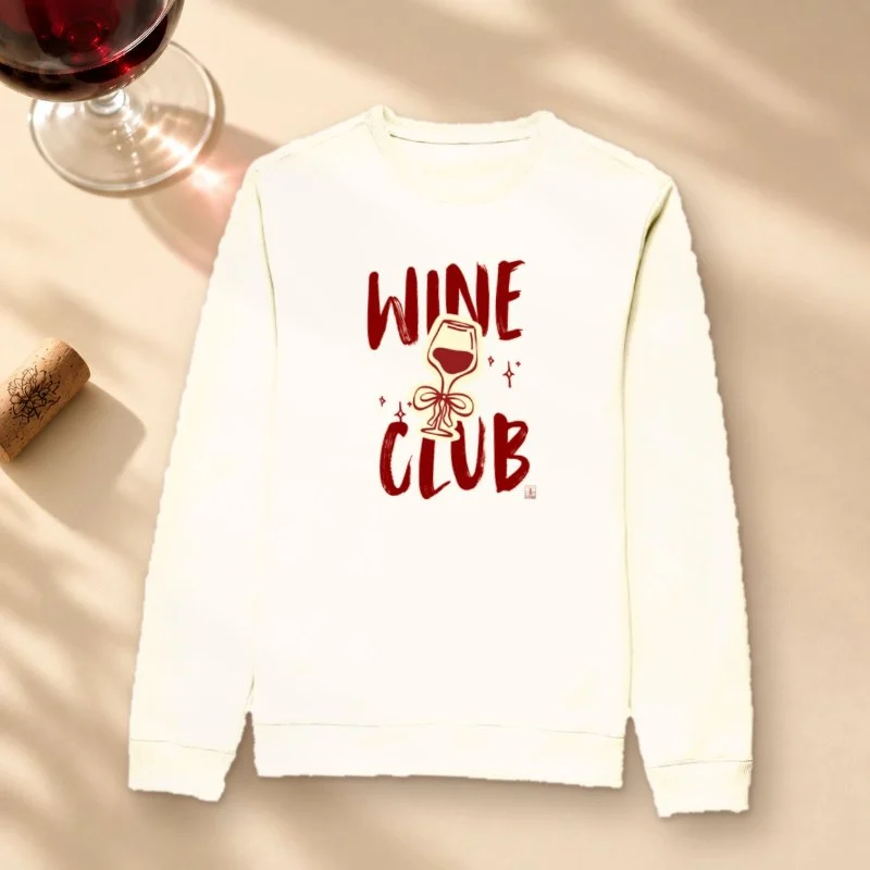 Moletom Vinho - Wine Club - Suéter Moletom