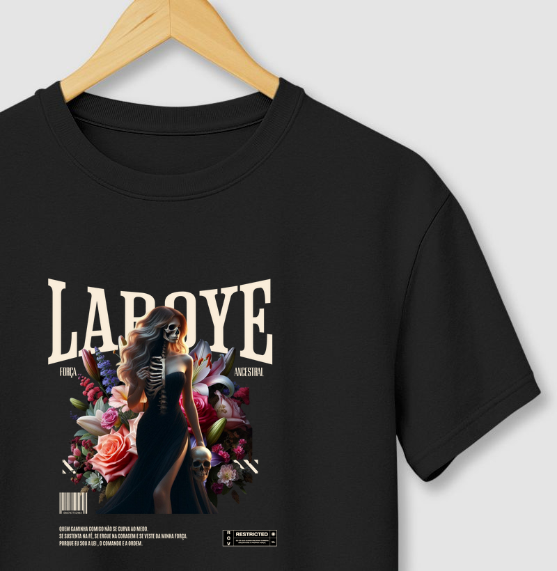 Camiseta RCV Rosa Caveira Laroye