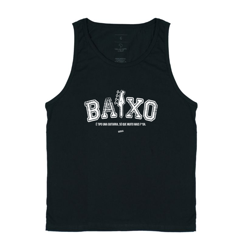 Baixo é tipo uma guitarra, só que muito mais f*da