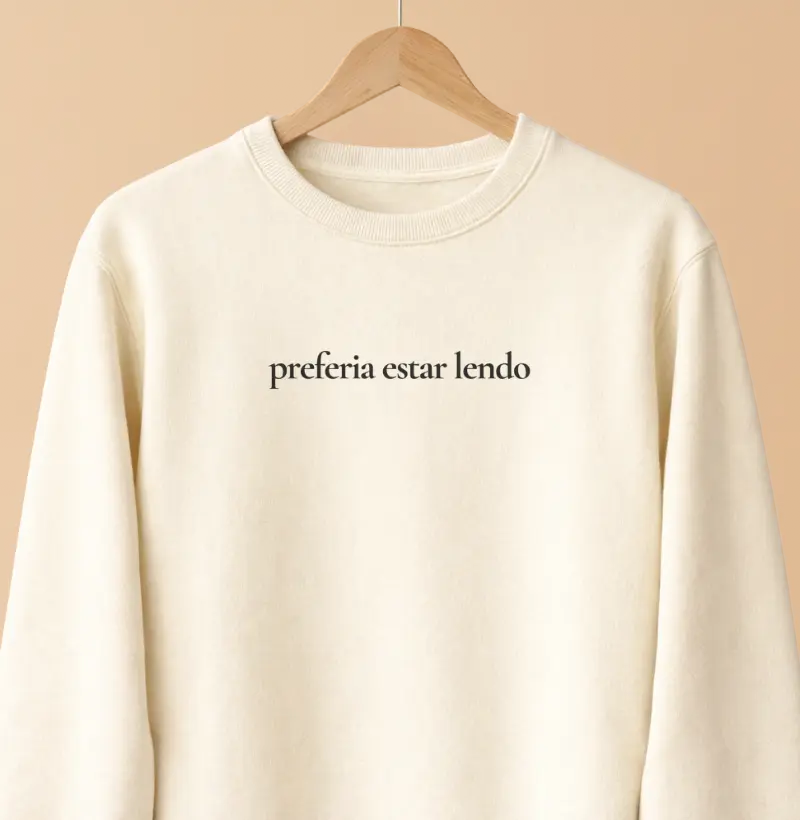 Preferia estar lendo