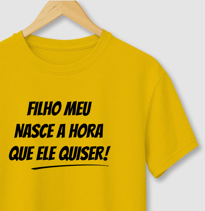 “Filho Meu Nasce a Hora Que Ele Quiser!” – O Recado Está Dado