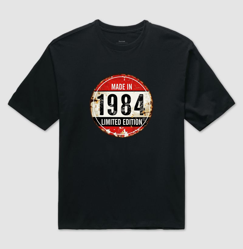 Made in 1984 círculo Oversized 