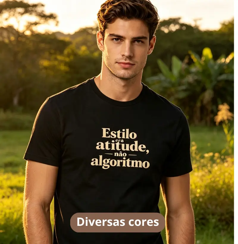 ESTILO ERA ATITUDE E NÃO ALGORITMO - Modo Capivara - Camiseta