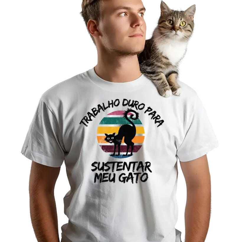 Trabalho Duro para Sustentar meu Gato