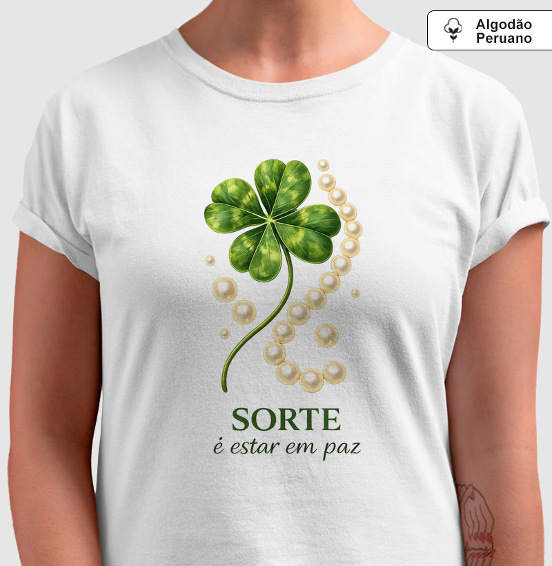 Sorte é estar em paz