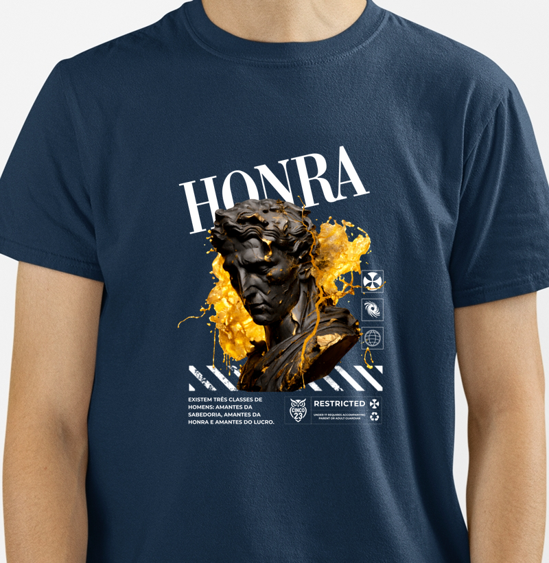 Camiseta Masculina: Honra