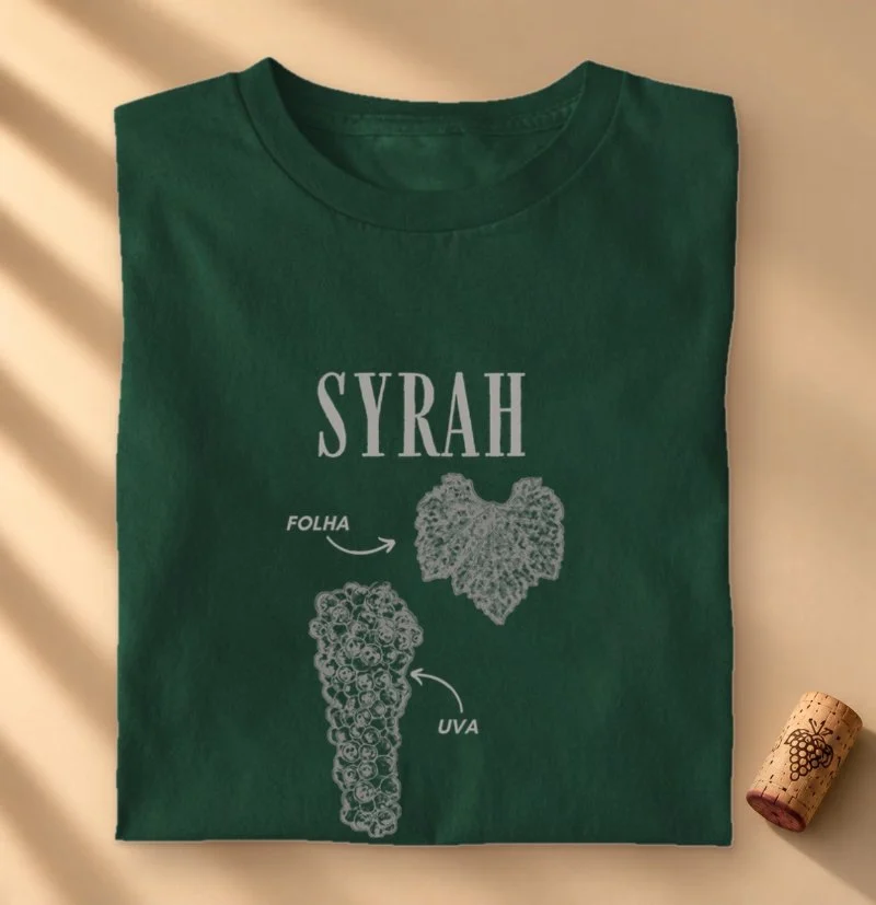 Camiseta Vinho - Syrah - Essência