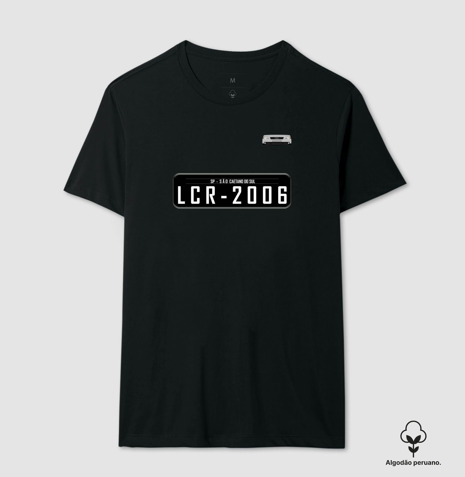 Camiseta Placa Ano Mascimento Audi